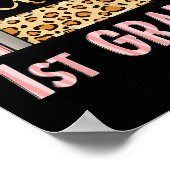 Kids First Day Of School Girls Ck To School Hello Poster (Hoek)