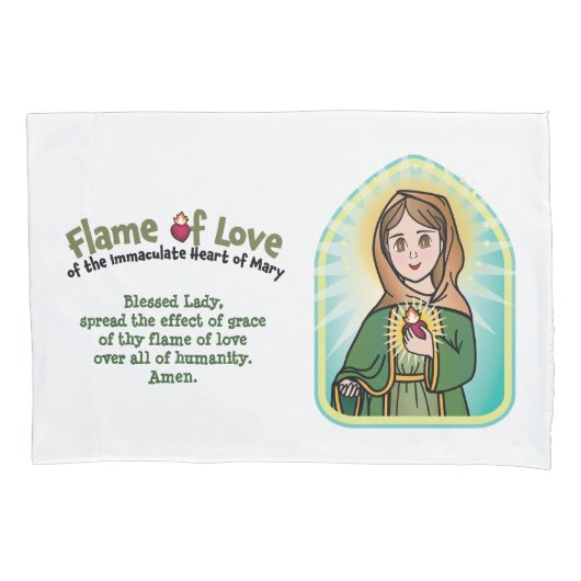 Kids Flame of Love Pillow Case Kussensloop (Voorkant)