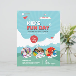 Kids Funday Flyer sjabloon