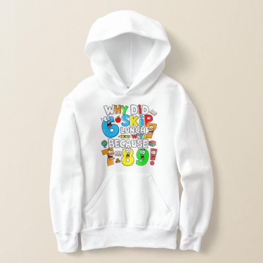Kids Funny Maths Hoodie | Number Day School UK (Laagn)