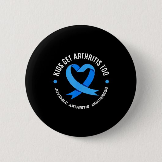 Kids Get Arthritis Too Juvenile Arthritis Awarenes Ronde Button 5,7 Cm (Voorkant)