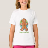 Kids Gingerbread Gang Personalized T-Shirt (Voorkant)