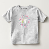 Kids Gray Easter Bunny T-Shirt (Voorkant)