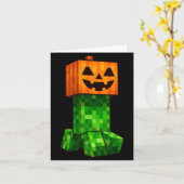Kids Halloween Gamer Xel Jack O Lantern Pumpkin Bo Kaart (Gele Bloem)