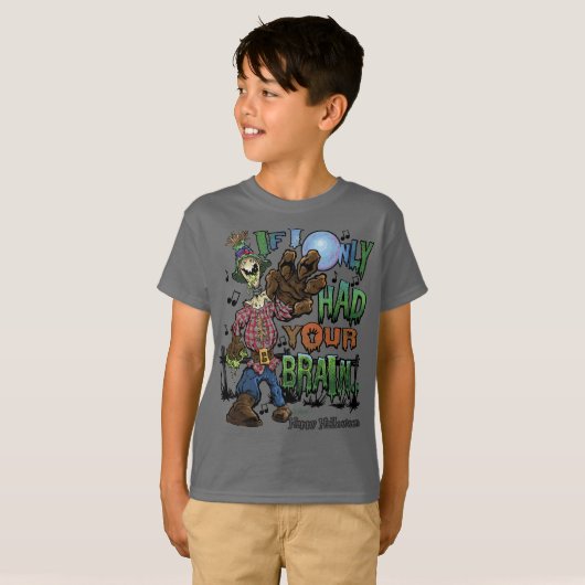 Kids Halloween tee shirt (Voorkant volledig)