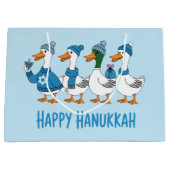 Kids Happy Hanukkah Gift Bag Groot Cadeauzakje (Voorkant)