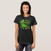 Kids Happy St Patricks Trex Day Cute Dinosaur Luck T-shirt (Voorkant volledig)