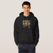 Kids Hip Hip Hooray Happy First Day Back To School Hoodie (Voorkant volledig)