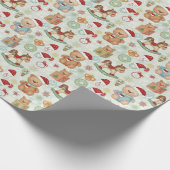 Kids Holiday Wrapping Paper Cadeaupapier (Hoek)