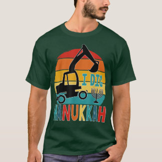 Kids I Dig Hanukkah Ecavator Construction Toddler  T-shirt