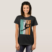 Kids I Love Dance Team Believe Dancer Dancing Retr T-shirt (Voorkant volledig)