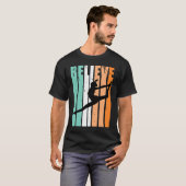 Kids I Love Dance Team Believe Dancer Dancing Retr T-shirt (Voorkant volledig)