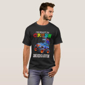 Kids I m Ready To Crush Kindergarten Monster Truck T-shirt (Voorkant volledig)