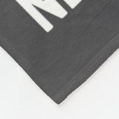 Kids If Mom Says No Ask Grandma Funny Beloved Gran Fleece Deken (Hoek)