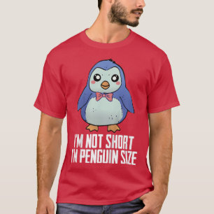 Kids Im Not Short Im Penguin Size Lazy Halloween C T-shirt
