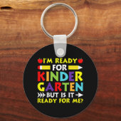 Kids Im Ready For Kindergarten Back To School Firs Sleutelhanger (Voorkant)