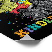 Kids I'm Ready To Crush Kindergarten Monster Truck Poster (Hoek)