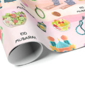 Kids Islamic Gift Wrap – Colourful Eid & Ramadan Cadeaupapier (Rol Hoek)