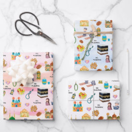 Kids Islamic Gift Wrap – Colourful Eid & Ramadan Inpakpapier Vel