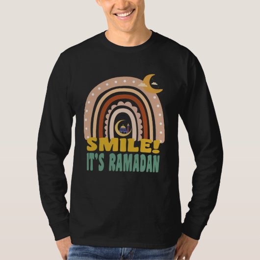 Kids It s Ramadan Bro Smile Muslim s Fasting Month T-shirt (Voorkant)