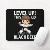Kids Karate Uniform Black Belt Award Muismat (Met muis)