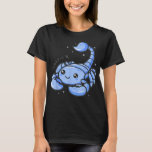 Kids Kawaii Zodiac Sign Birthday T-shirt<br><div class="desc">Cute Scorpio voor kinderen uit de dierentuin Kawaii</div>