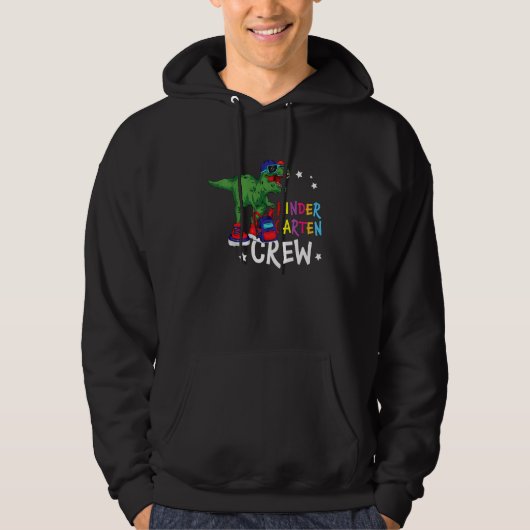 Kids Kinder Garten Crew  Back To School Hoodie (Voorkant)
