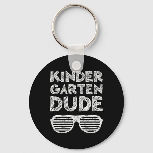 Kids Kindergarten Dude Ck To School Sleutelhanger (Voorkant)