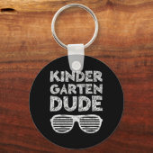 Kids Kindergarten Dude Ck To School Sleutelhanger (Voorkant)