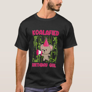 Kids Koalafied Birthday Girls Koala Bear Ki T-shirt