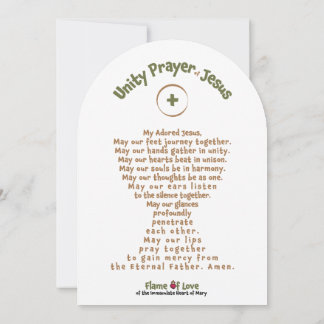 Kids Large (5"x7") FOL Prayer Card Kaart