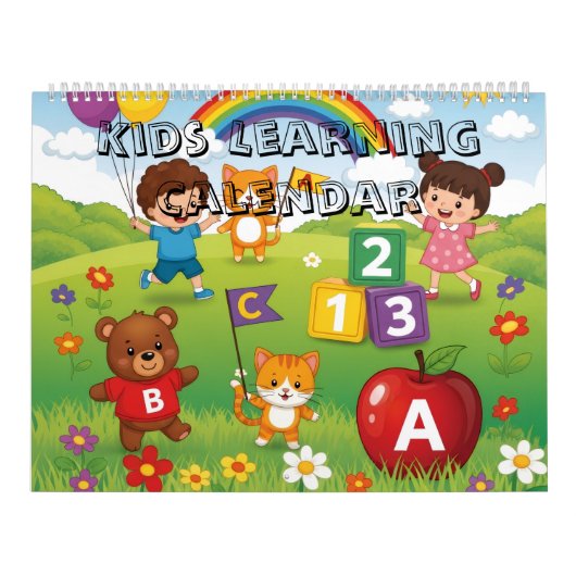 Kids Learning Calendar – ABC & 123 Educational Kalender (Hoes)