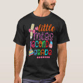 Kids Little Miss First 2nd Grade Back To School Gi T-shirt (Voorkant)