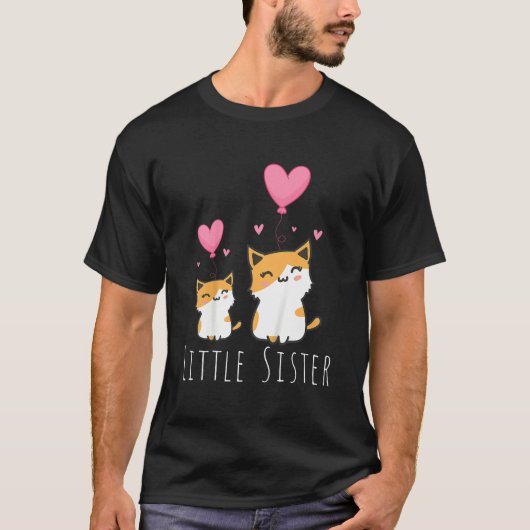 Kids Little Sister Cat   T-shirt (Voorkant)