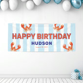 Kids Lobster Happy Birthday Spandoek