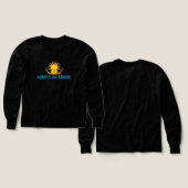 kids long sleeve color logo (Voorkant /achterkant)