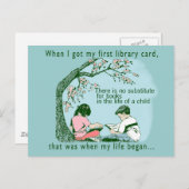 Kids Love To Read Briefkaart (Voorkant / Achterkant)