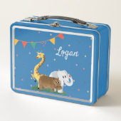 kids lunch boxes safari animals (Voorkant)