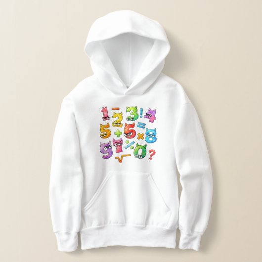 Kids Maths Numbers Hoodie | Number Day UK (Laagn)