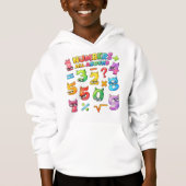 Kids Maths Numbers Hoodie | Number Day UK (Voorkant)