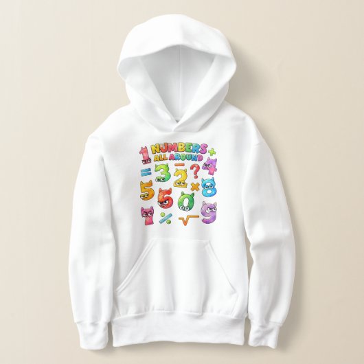 Kids Maths Numbers Hoodie | Number Day UK (Laagn)