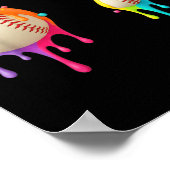 Kids Meme 67 Number Six 6 Seven 7 Ice Cream Drips  Poster (Hoek)