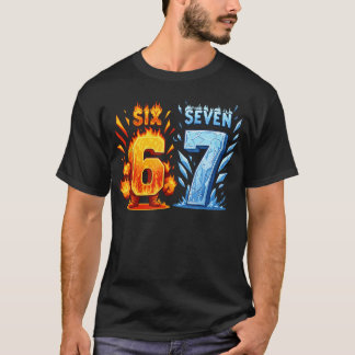Kids Meme 67 Six Seven 6 7 Funny Gamer Shirt For B