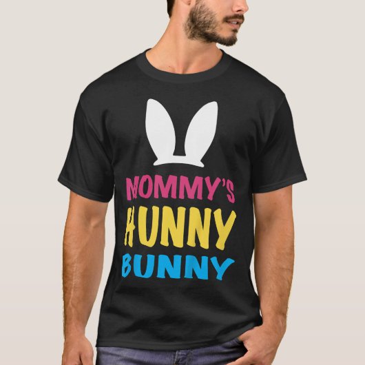 Kids Moeder's Hunny Bunny Pasen T-shirt (Voorkant)