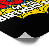 Kids Mom Of The Birthday Boy Sder Theme Party Matc Poster (Hoek)