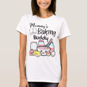Kids Mommy's Baking Buddy Baking Lover T-shirt (Voorkant)