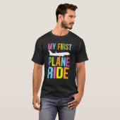 Kids My First Plane Ride My First Plane Ride Kids  T-shirt (Voorkant volledig)