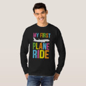 Kids My First Plane Ride My First Plane Ride Kids  T-shirt (Voorkant volledig)