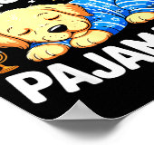Kids My Hanukkah Pajamas Pajamakah Puppy Hanukkah  Poster (Hoek)