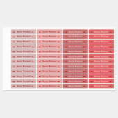 Kids' Name Clothing School Labels with Cherry (Vel)